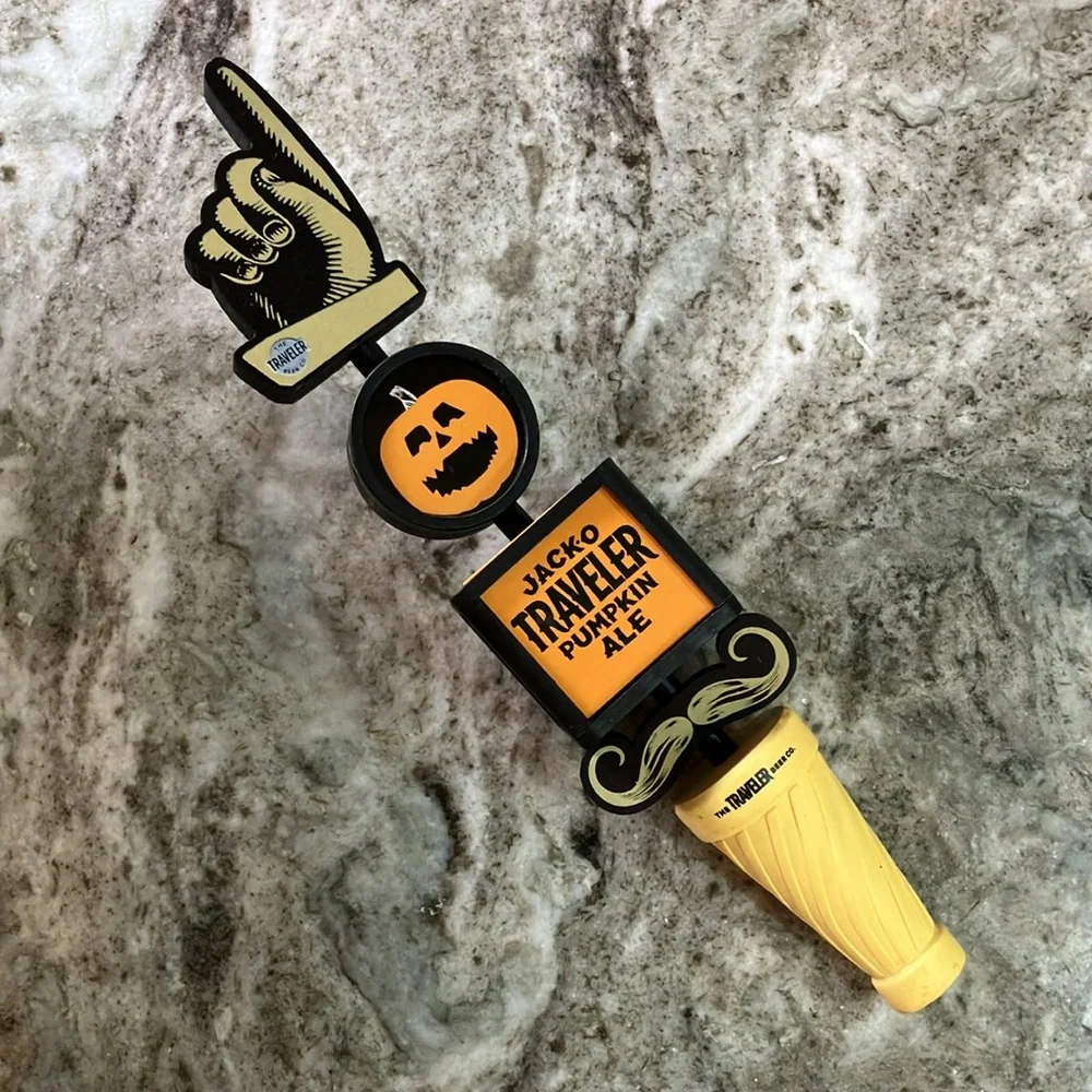 The Traveler Beer Company Interchangeable Seasonal Beer Tap Handle
